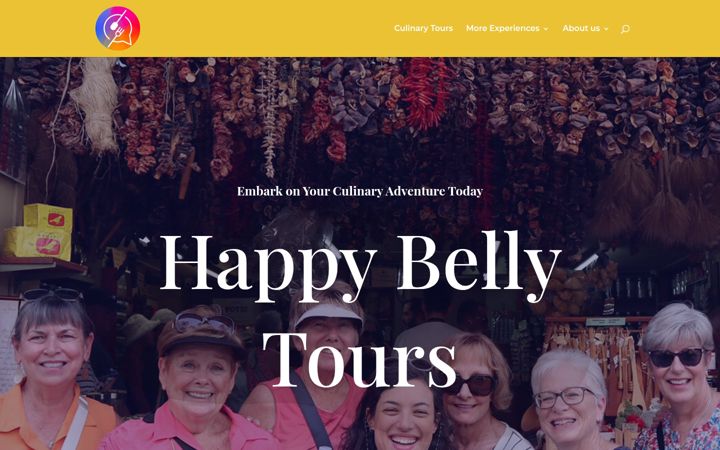 Screenshot of happybellytours.gr