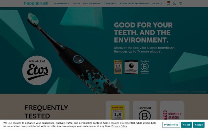Screenshot of happybrush.com
