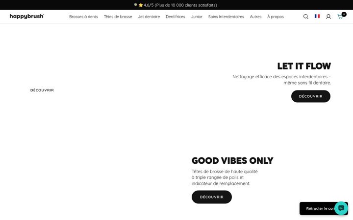 Screenshot of happybrush.fr