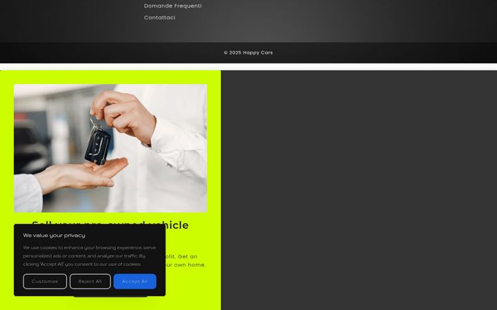 Screenshot of happycars-swiss.ch