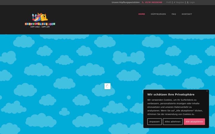 Screenshot of happychild24.de