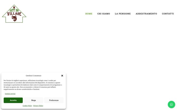 Screenshot of happydogvillage.it