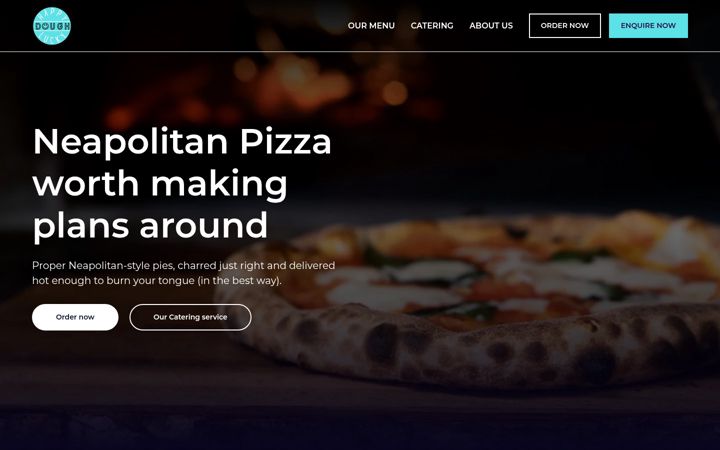 Screenshot of happydoughlucky.ie