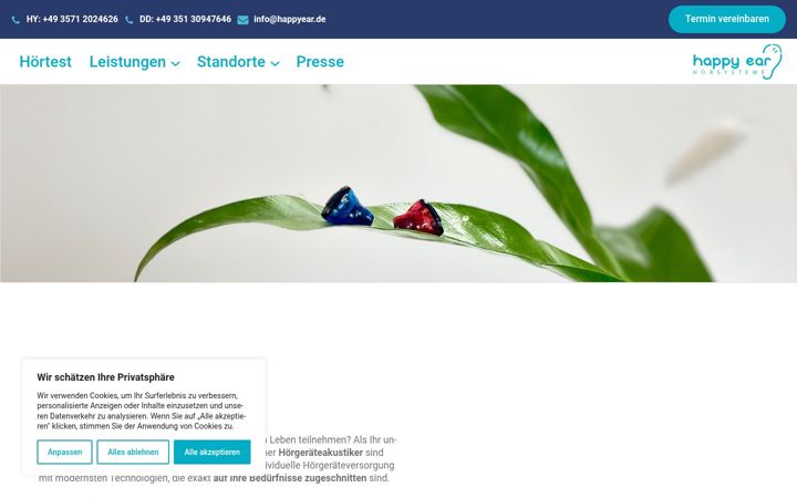 Screenshot of happyear.de