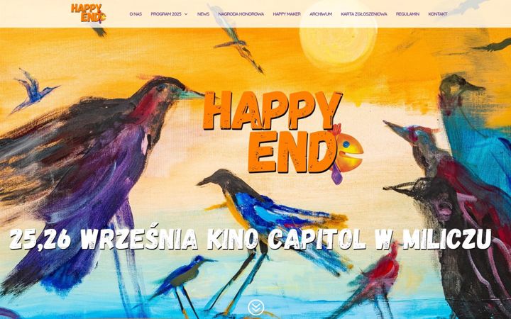 Screenshot of happyendfestival.pl