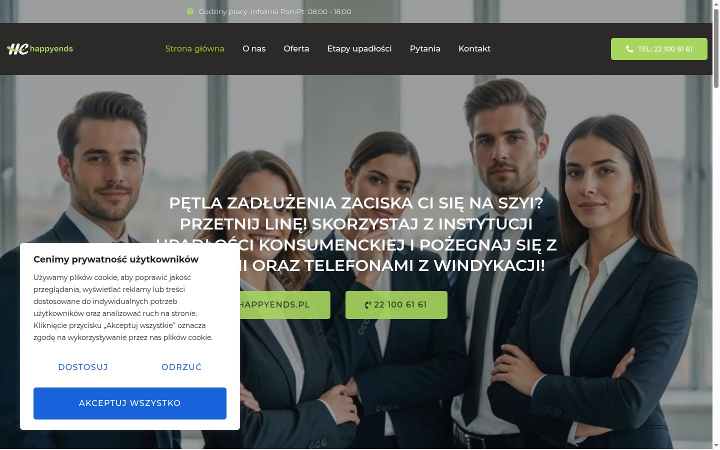 Sutikimo reklamjuostės, rodytos prieš bet kokią sąveiką, ekrano kopija