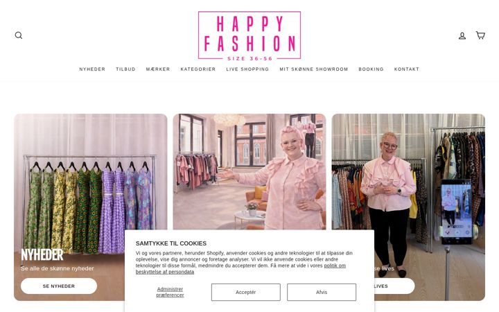 Screenshot of happyfashion.dk