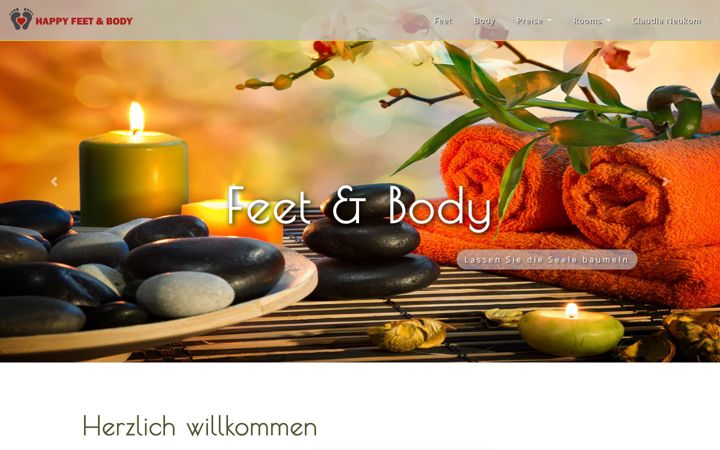 Screenshot of happyfeetbody.ch