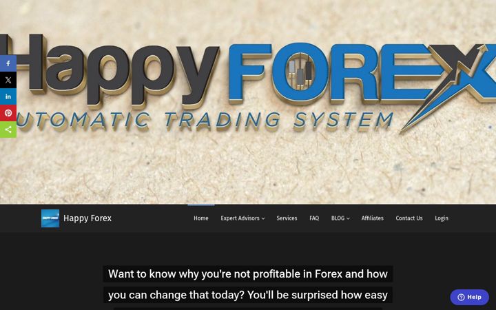 Posnetek zaslona happyforex.de