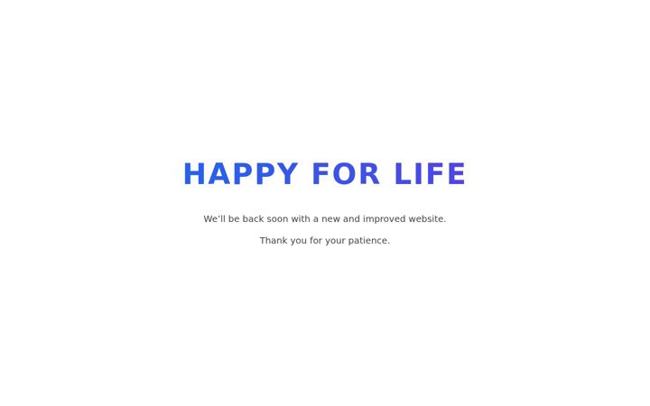 Screenshot of happyforlife.net