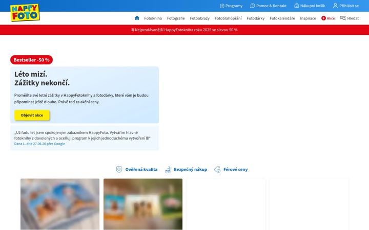 Screenshot of happyfoto.cz