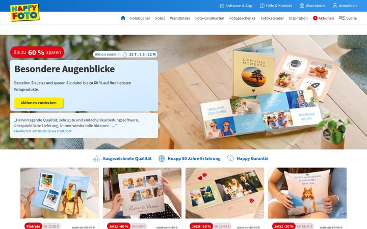 Screenshot of happyfoto.de