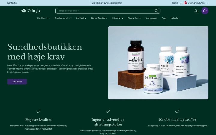 Screenshot of happygreen.se