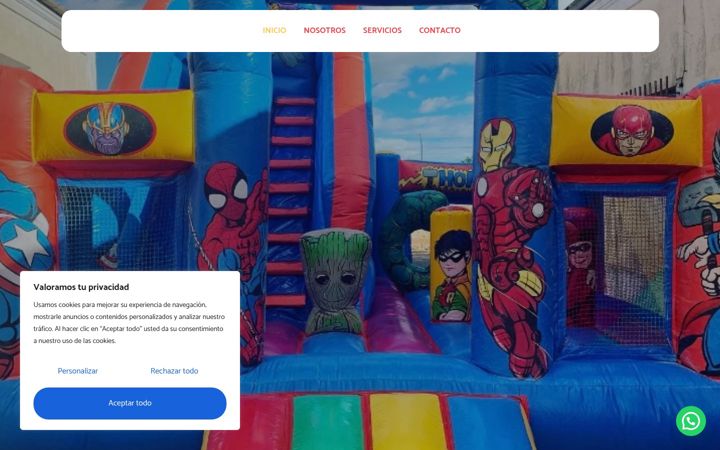 Screenshot of happyhinchables.com