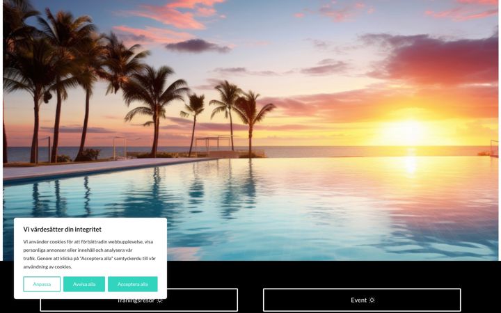 Screenshot of happyholiday.se