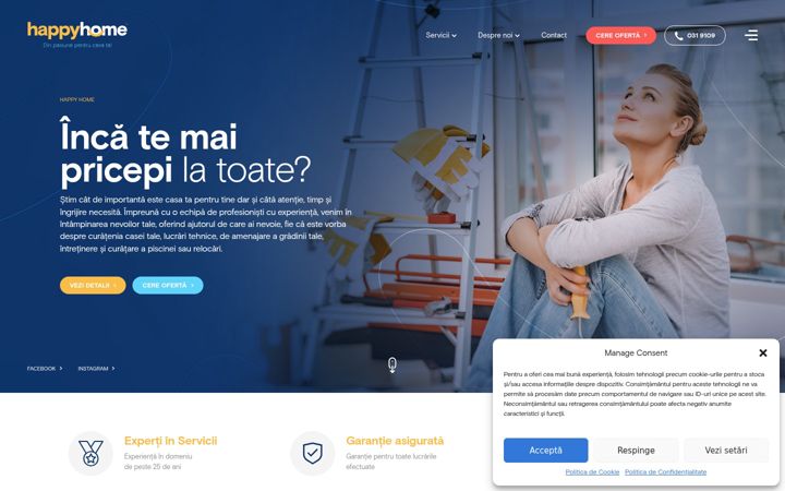 Screenshot of happyhome.ro
