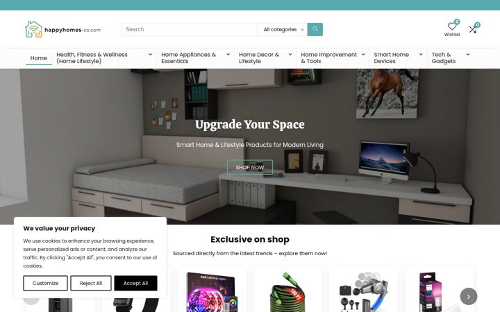 Screenshot of happyhomes-co.com