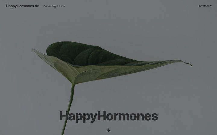 Screenshot of happyhormones.de