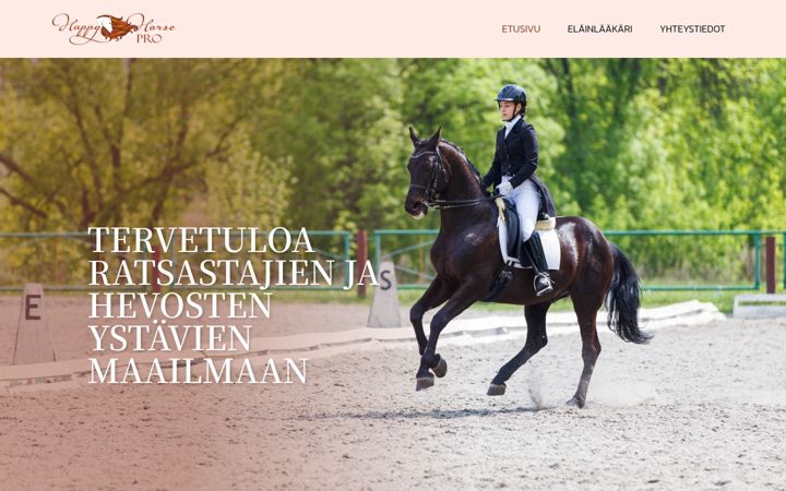 Screenshot of happyhorsepro.fi
