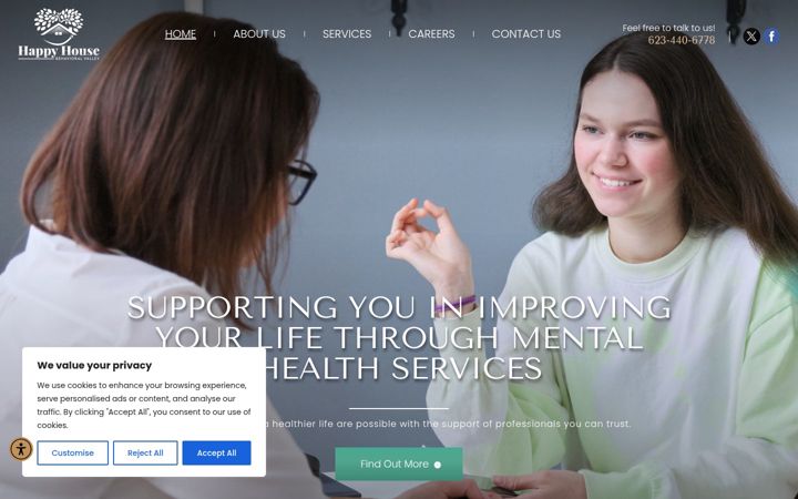 Screenshot of happyhousebv.com