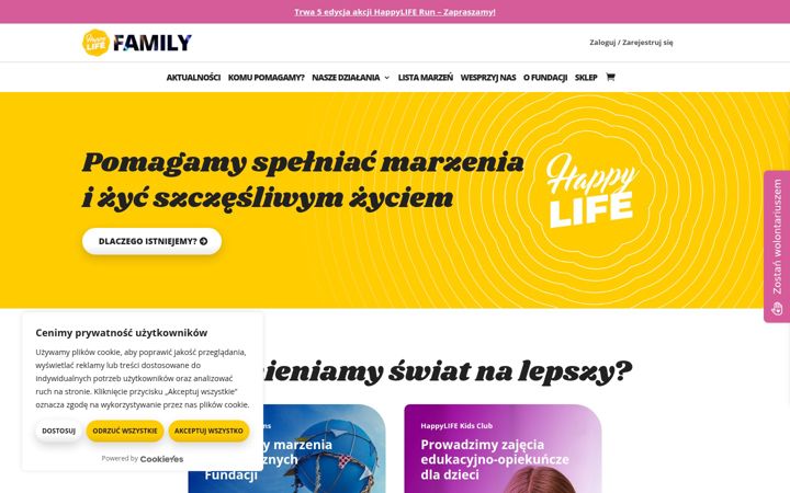 Screenshot of happylifefamily.com