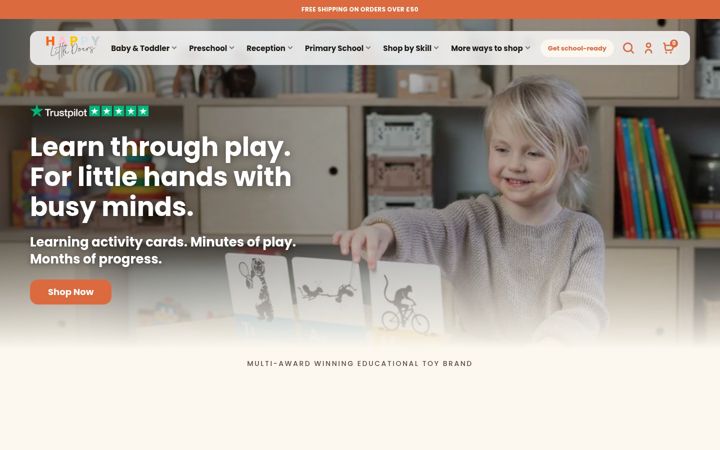 Screenshot of happylittledoers.com