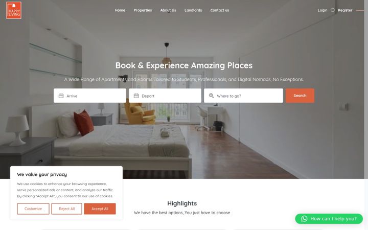 Screenshot of happyliving.pt
