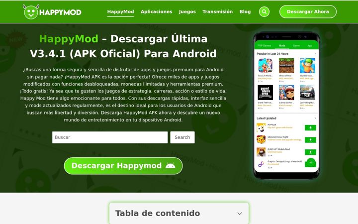 Captura de pantalla de happymod.ar
