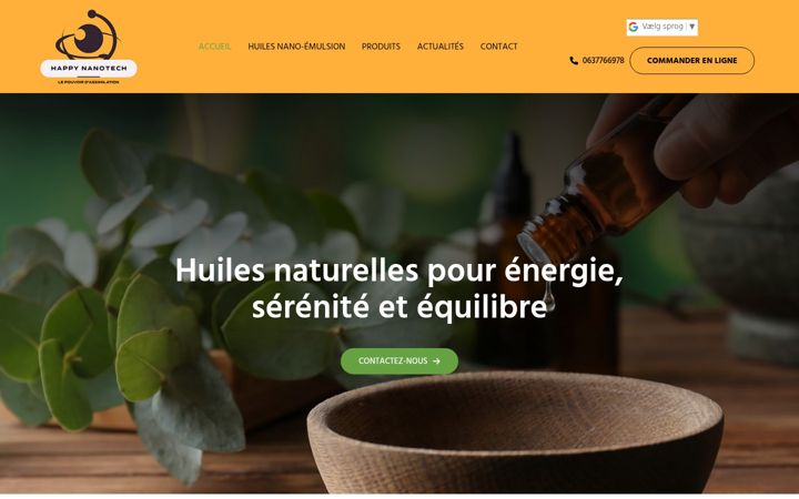 Screenshot of happynanotech.com