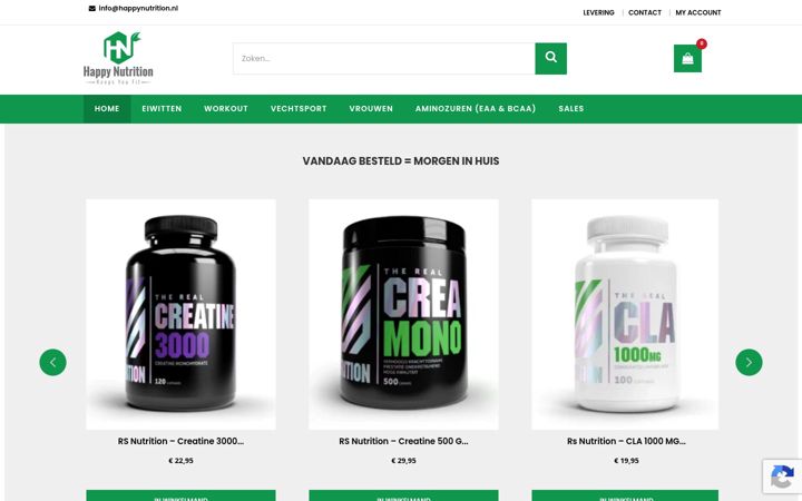 Screenshot of happynutrition.nl