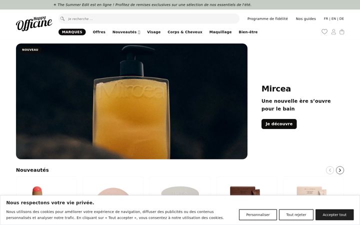 Screenshot of happyofficine.ch