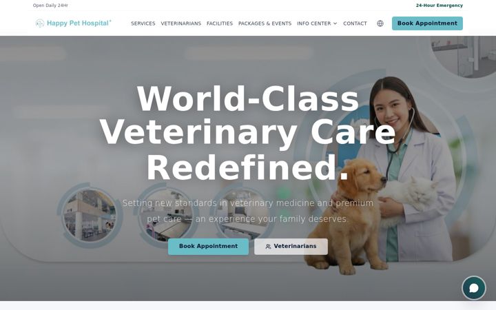 Screenshot of happypet-th.com