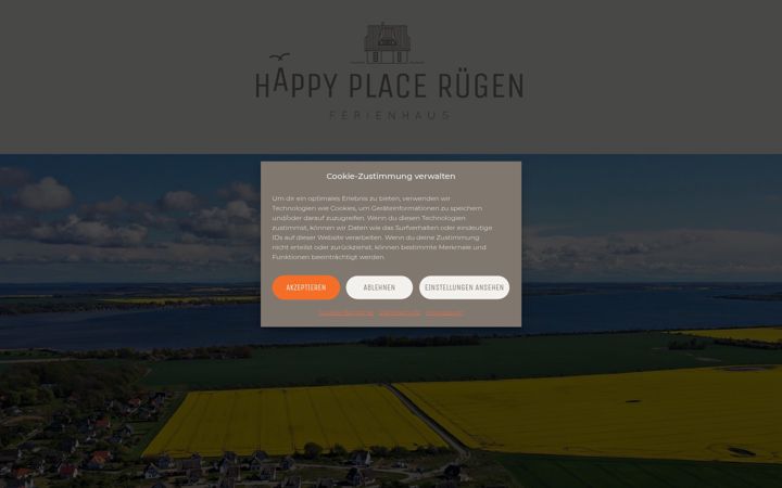 Posnetek zaslona happyplaceruegen.de