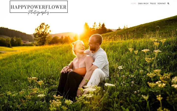 Screenshot of happypowerflower.de