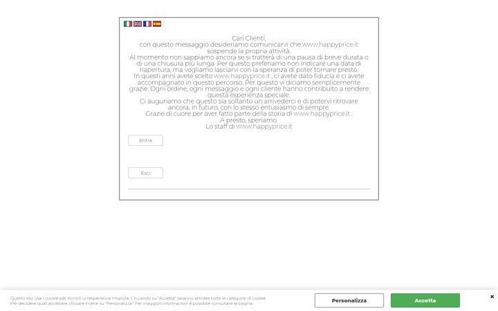 Screenshot of happyprice.it