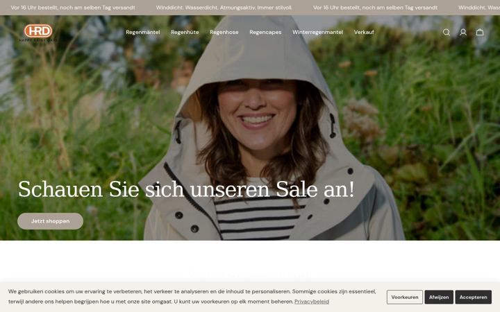 Screenshot of happyrainydays.de