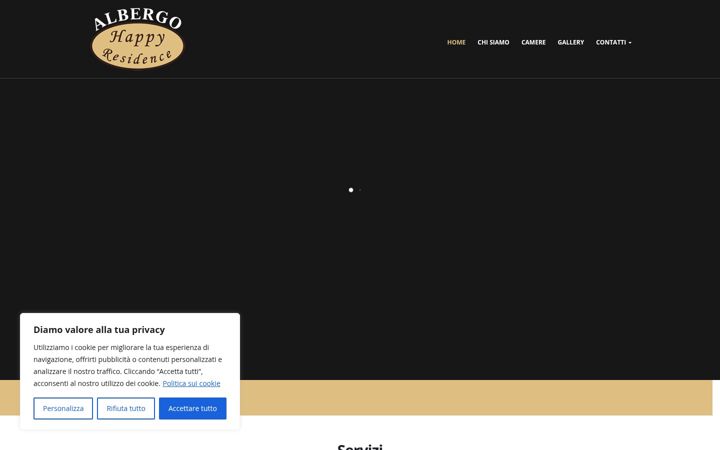 Screenshot of happyresidence.it