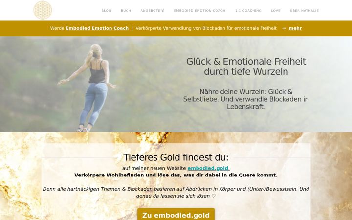 Posnetek zaslona happyroots.de