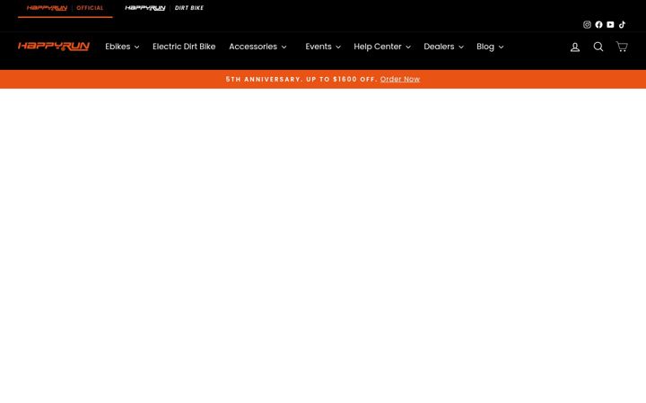Screenshot of happyrunsports.com