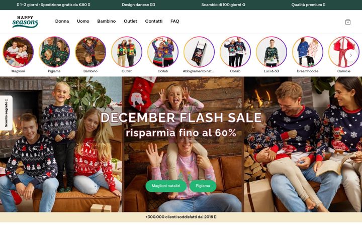 Screenshot of happyseasons.it