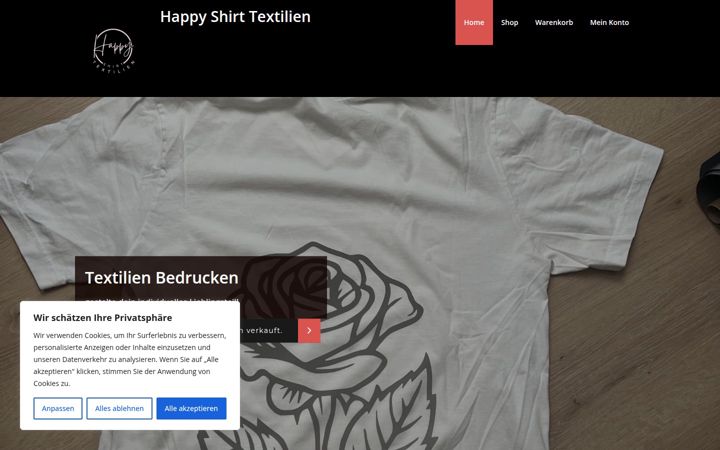 Skärmbild av happyshirt-textilien.de