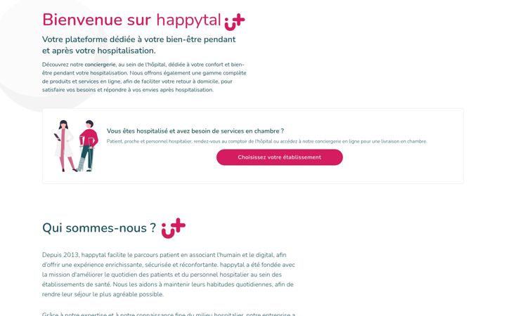 Screenshot of happytal.com