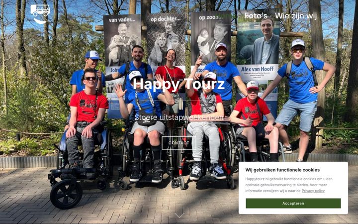 Screenshot of happytourz.nl