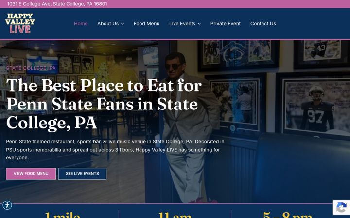 Screenshot of happyvalleylive.online