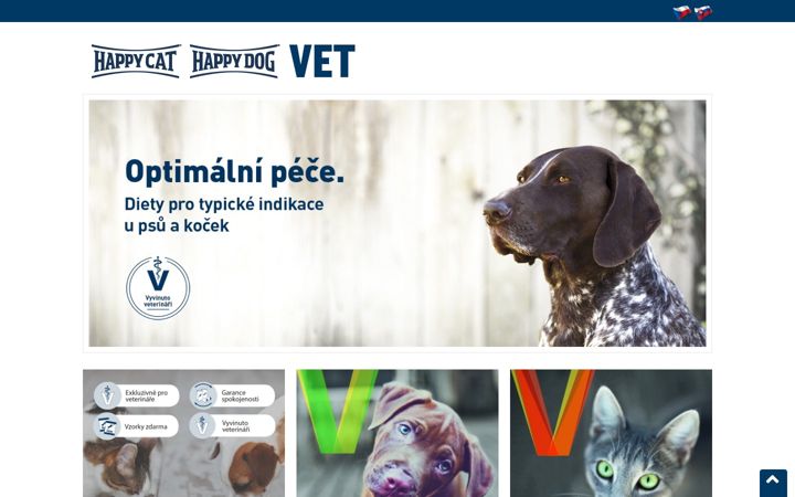 Screenshot of happyvet.cz