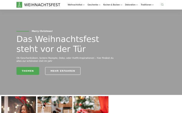 Screenshot of happyweihnachten.com