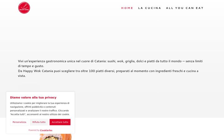 Screenshot of happywok.it
