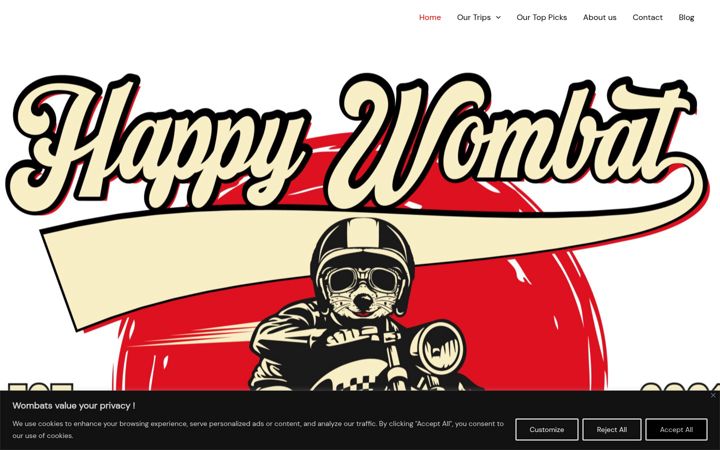 Screenshot of happywombatclub.com