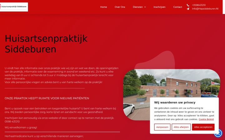 Screenshot of hapsiddeburen.nl