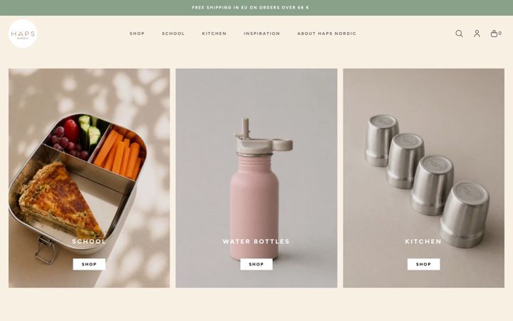 Screenshot of hapsnordic.com